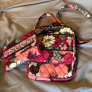 Vera Bradley cross body and wallet